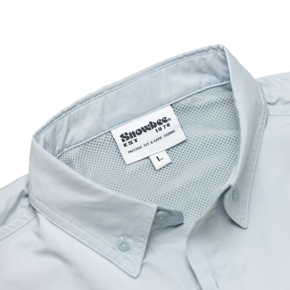 Snowbee Prestige Technical Fishing Shirt - Blue - Upavon Fly Fishing