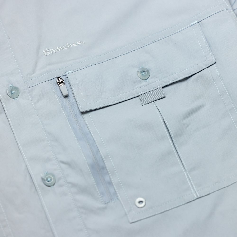Snowbee Prestige Technical Fishing Shirt - Blue - Upavon Fly Fishing