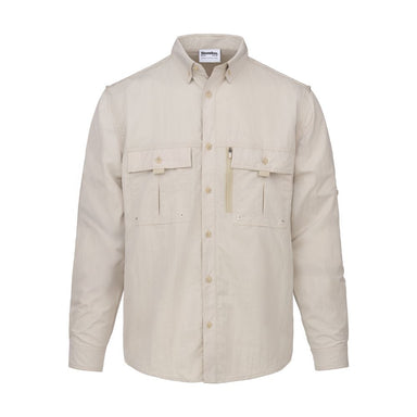Snowbee Prestige Technical Fishing Shirt - Taupe - Upavon Fly Fishing