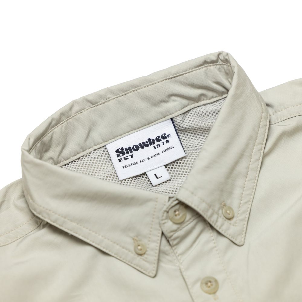 Snowbee Prestige Technical Fishing Shirt - Taupe - Upavon Fly Fishing