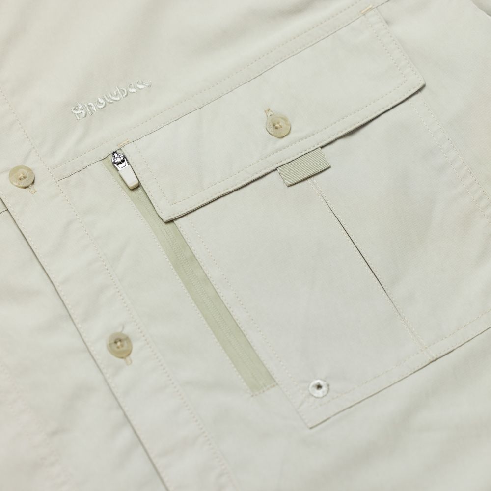 Snowbee Prestige Technical Fishing Shirt - Taupe - Upavon Fly Fishing