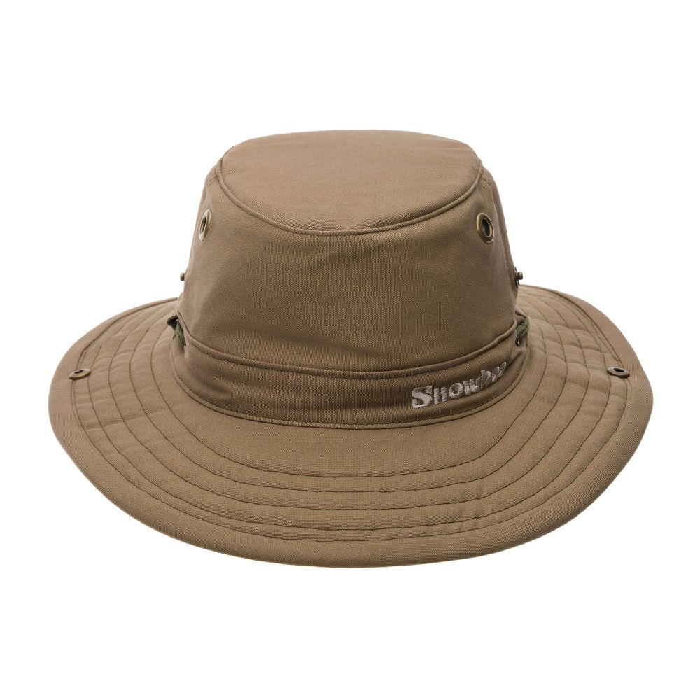 Snowbee Classic Wide Brim Hat - Khaki - Upavon Fly Fishing