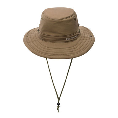 Snowbee Classic Wide Brim Hat - Khaki - Upavon Fly Fishing
