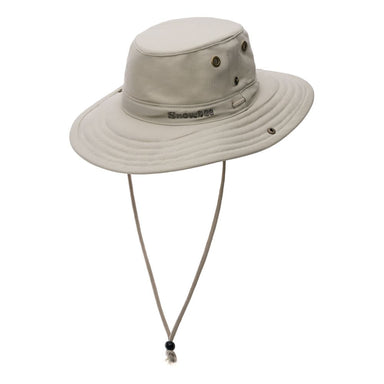 Snowbee Classic Wide Brim Hat - Stone - Upavon Fly Fishing