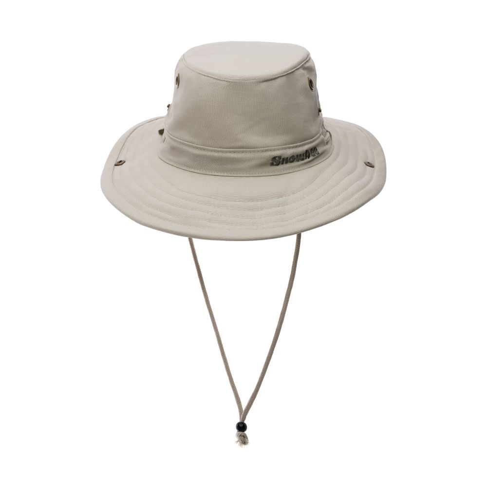 Snowbee Classic Wide Brim Hat - Stone - Upavon Fly Fishing