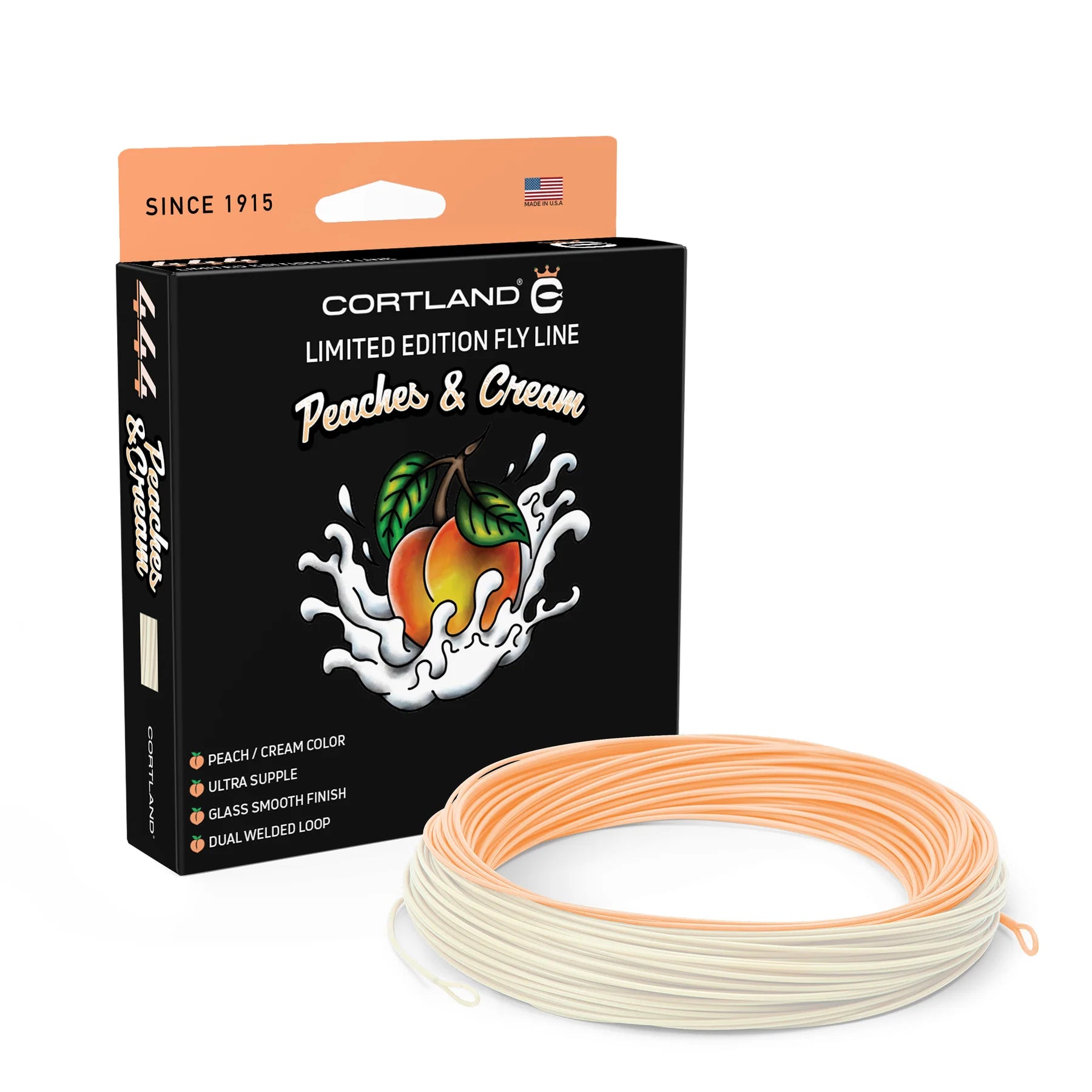 Cortland 444 Peaches & Cream Limited Edition Fly Line - Upavon Fly Fishing