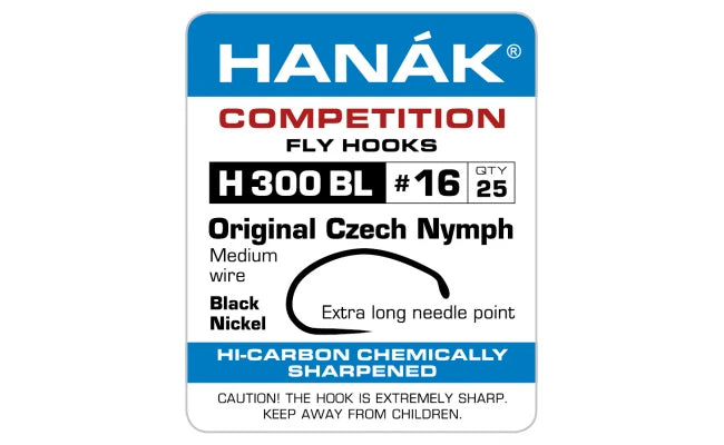 Hanak H300 BL Czech Nymph Hooks - Upavon Fly Fishing