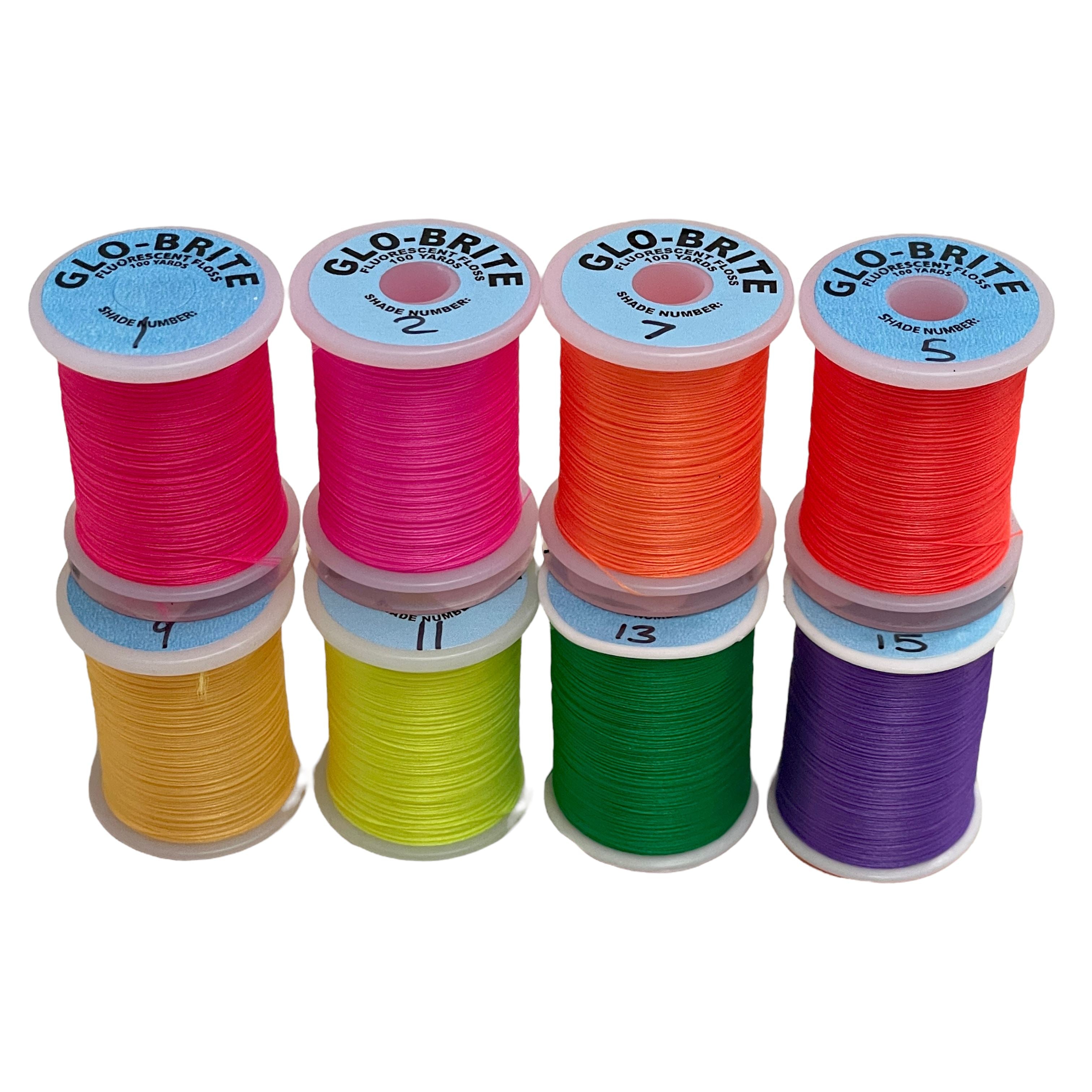 Glo-Brite floss 100yd - Upavon Fly Fishing