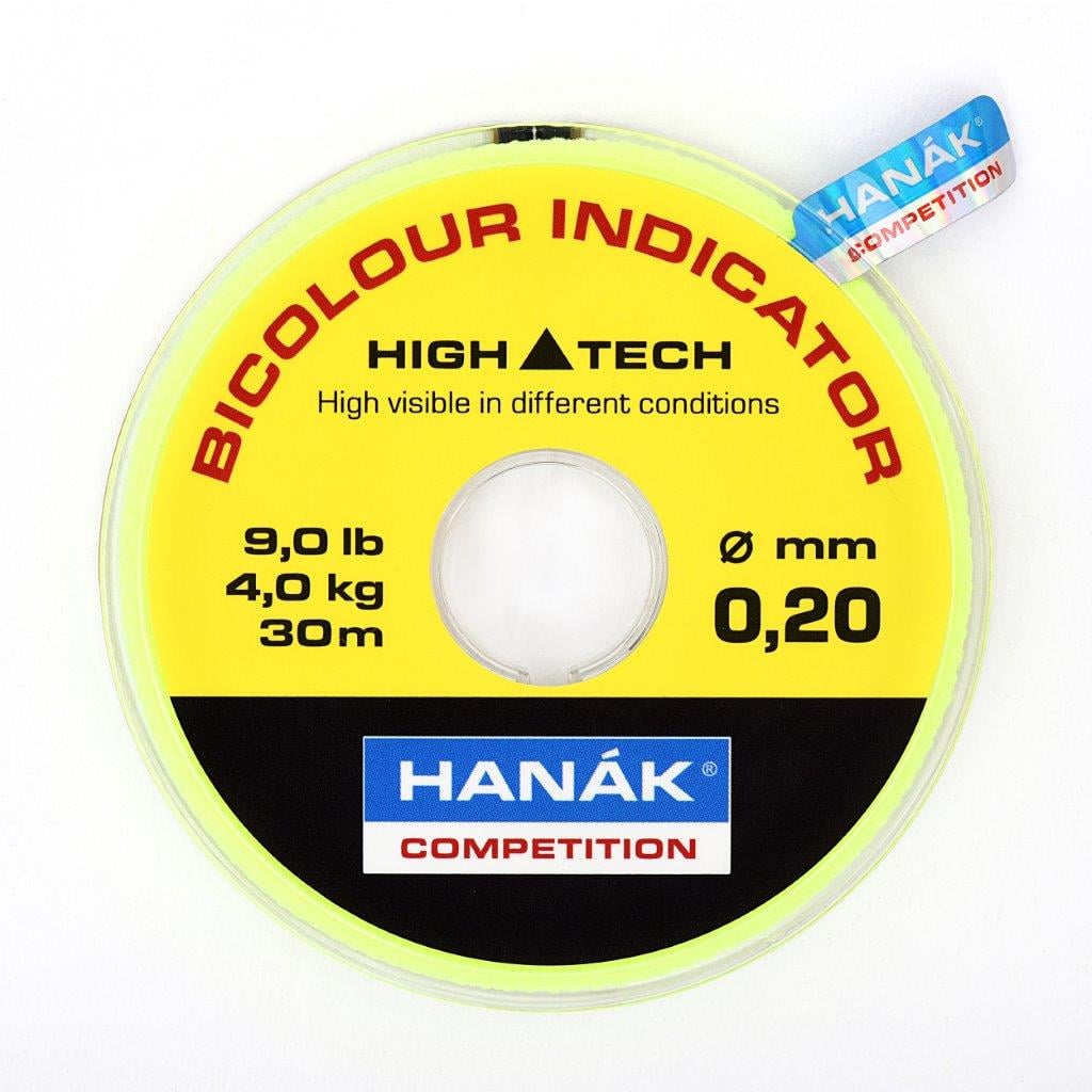 Hanak Competition Bicolour Strike Indicator Line (Black/Yellow) - Upavon Fly Fishing
