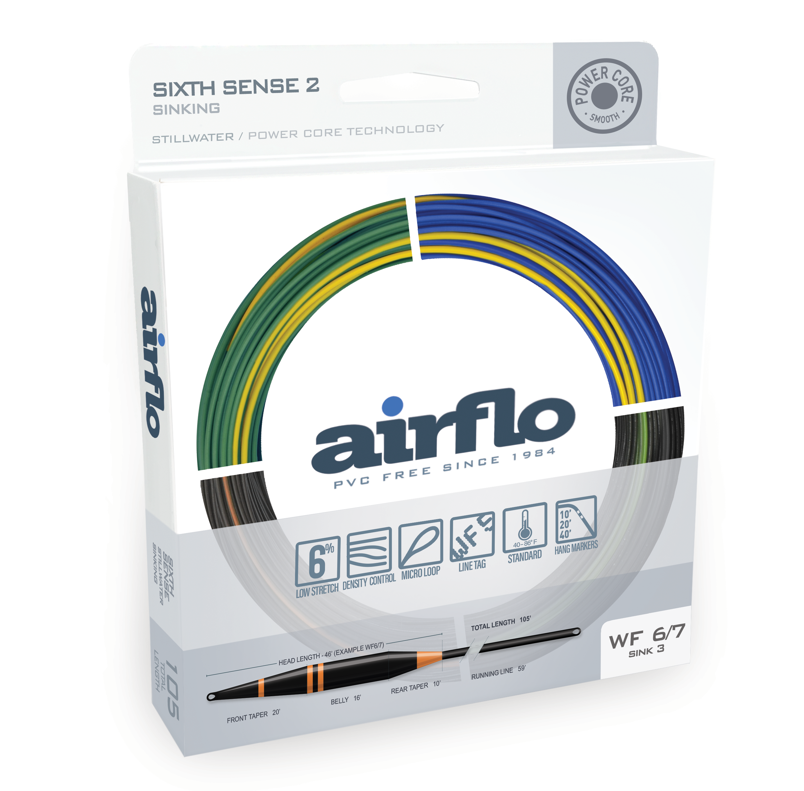 Airflo Sixth Sense 2 Sinking Fly Lines - Upavon Fly Fishing