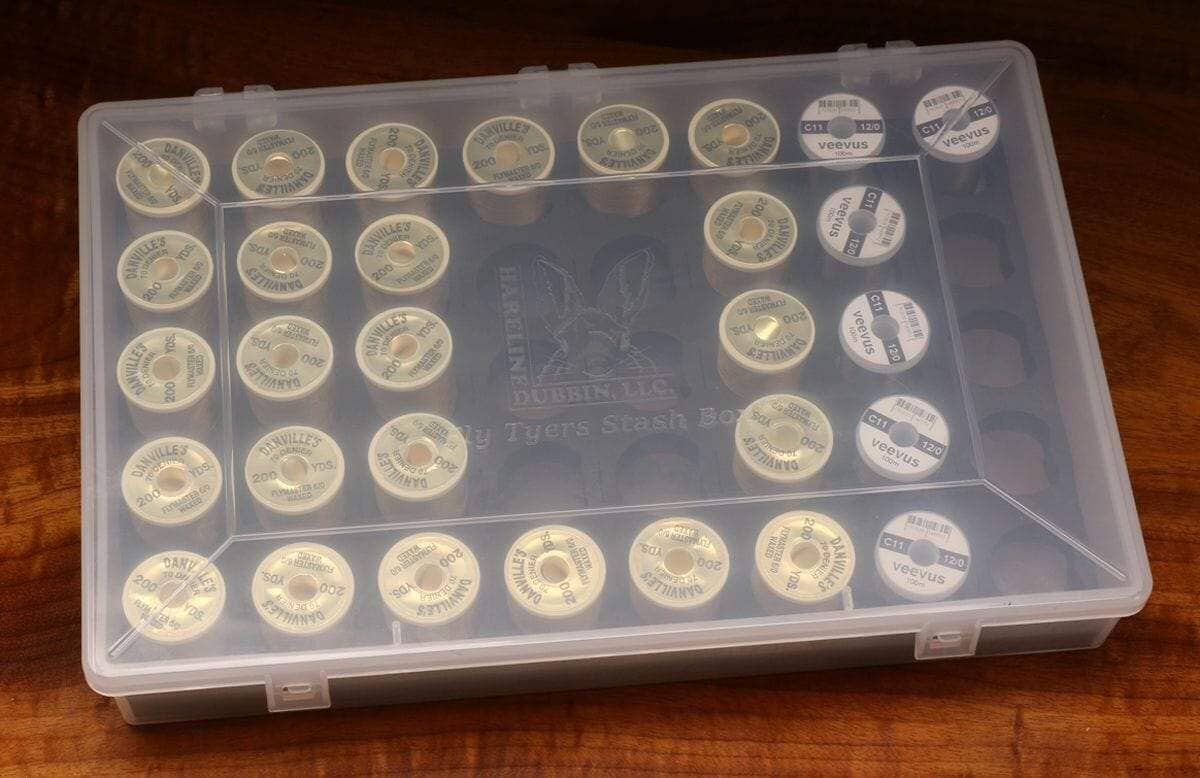 Hareline Fly Tyers Thread / Spool Stash Box - Upavon Fly Fishing