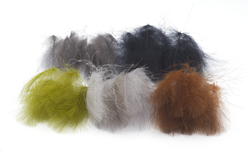 Troutline premium dyed CDC feathers