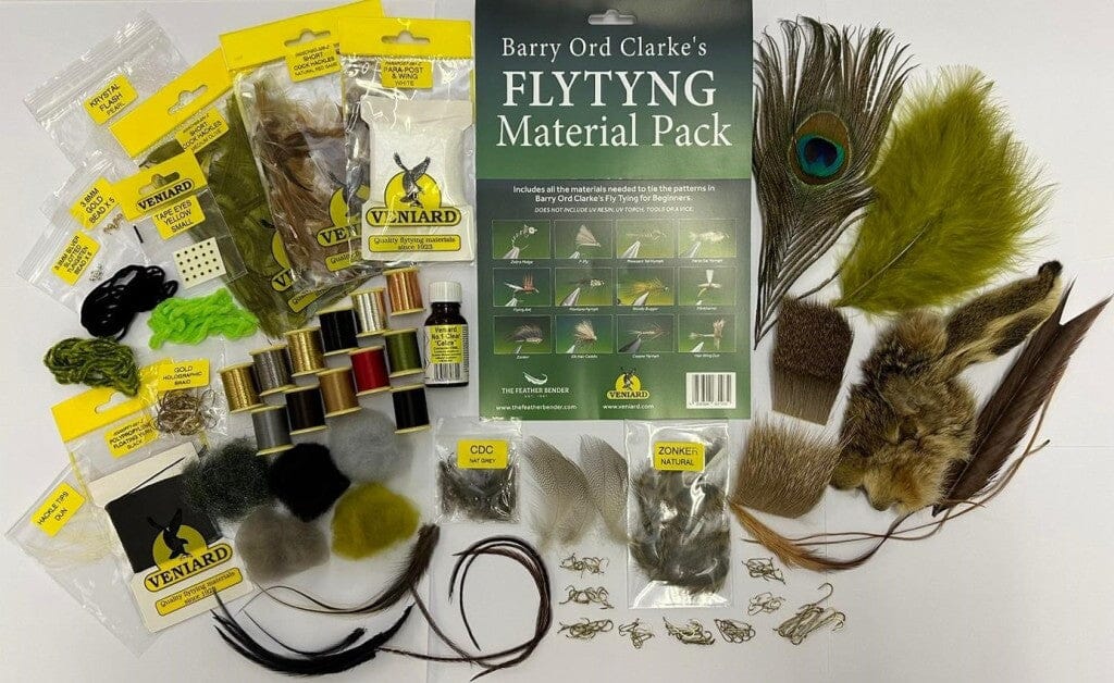 Barry Ord Clarke's Fly Tying Material Pack - Upavon Fly Fishing