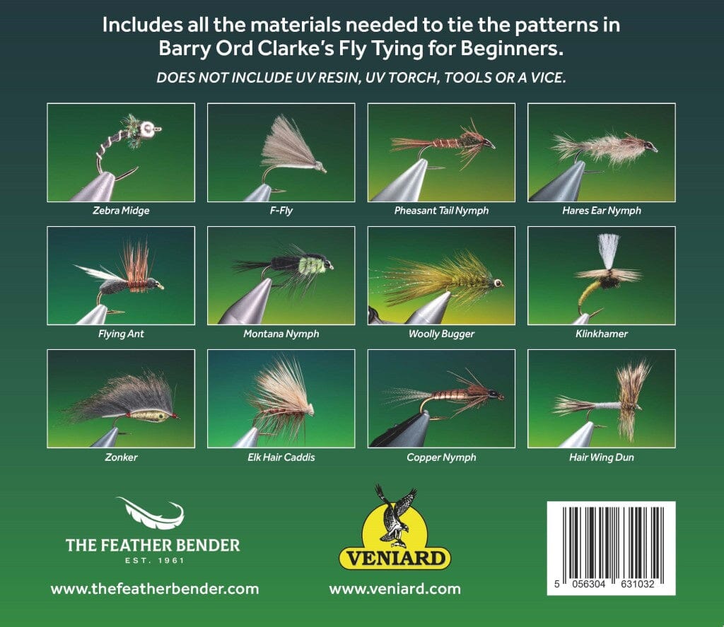 Barry Ord Clarke's Fly Tying Material Pack - Upavon Fly Fishing