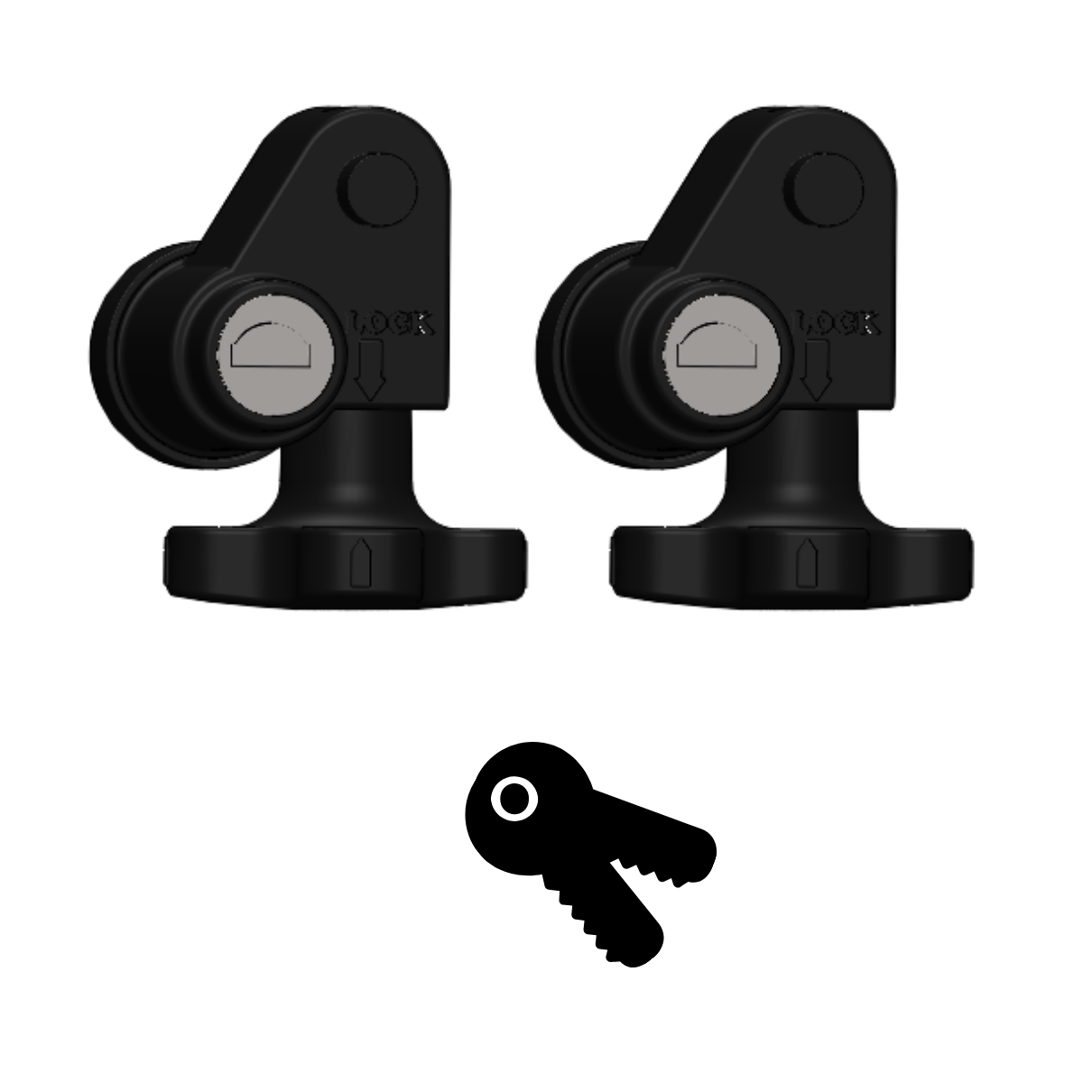 Trxstle CRC - Locking Knob Clamp Kit - Upavon Fly Fishing