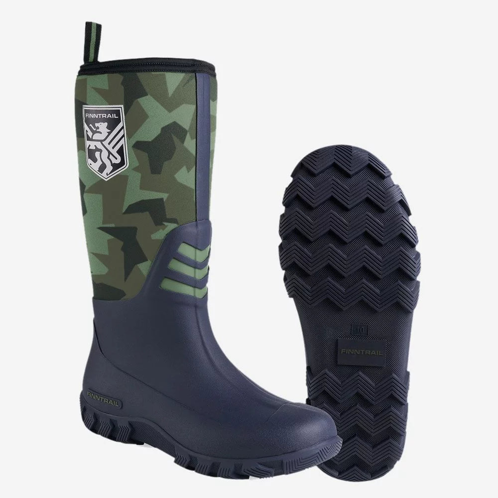 Finntrail Outlander CamoArmy Rubber Boots