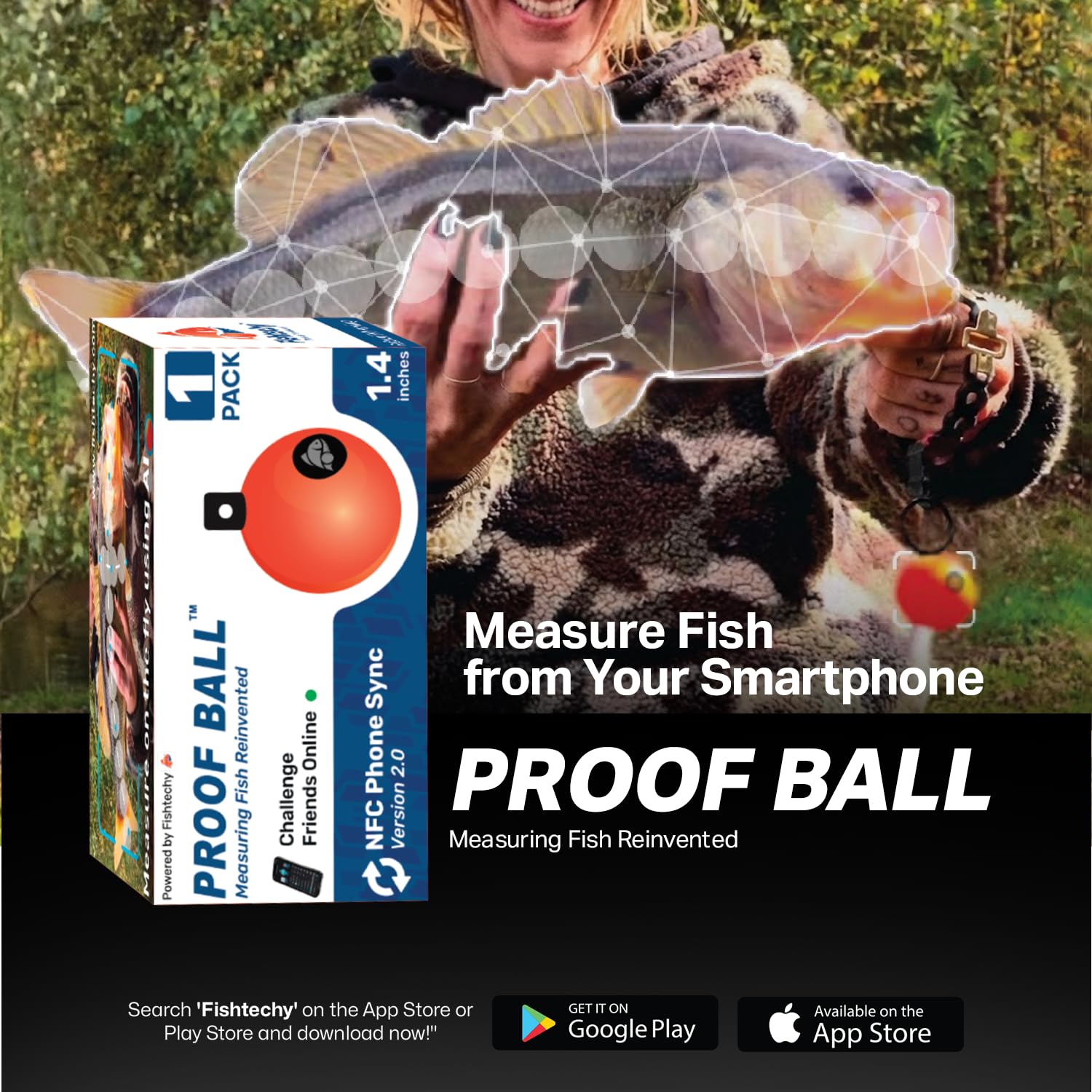Fishtechy Proof Ball: Measure Fish from Your Smartphone - Upavon Fly Fishing