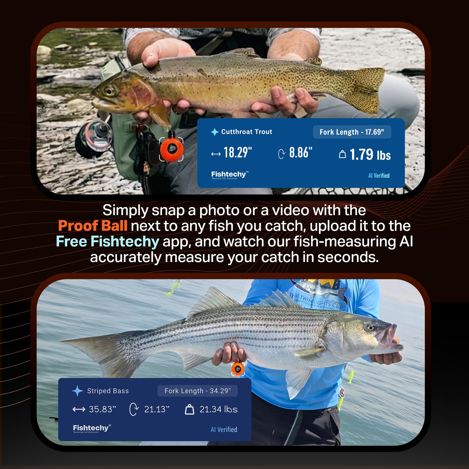 Fishtechy Proof Ball: Measure Fish from Your Smartphone - Upavon Fly Fishing