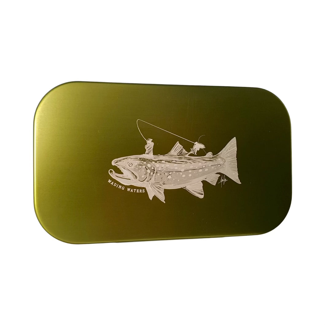Wading Waters “Riding the Rise” Traditional Aluminium Fly Boxes