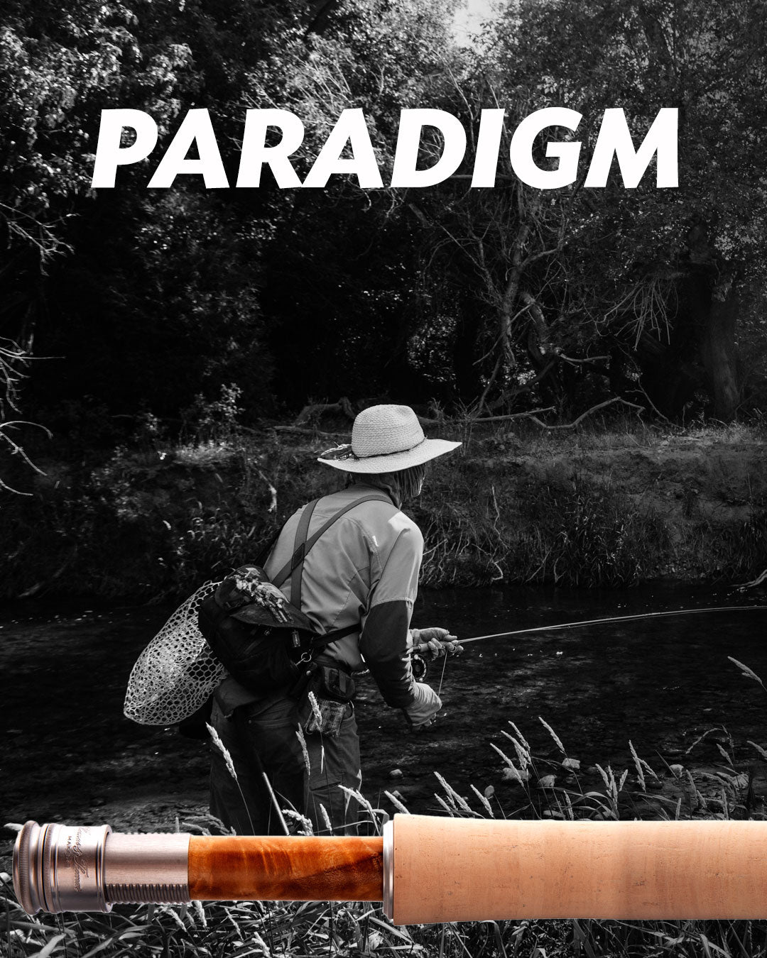 Angler fly fishing with a Thomas & Thomas Paradigm fly rod
