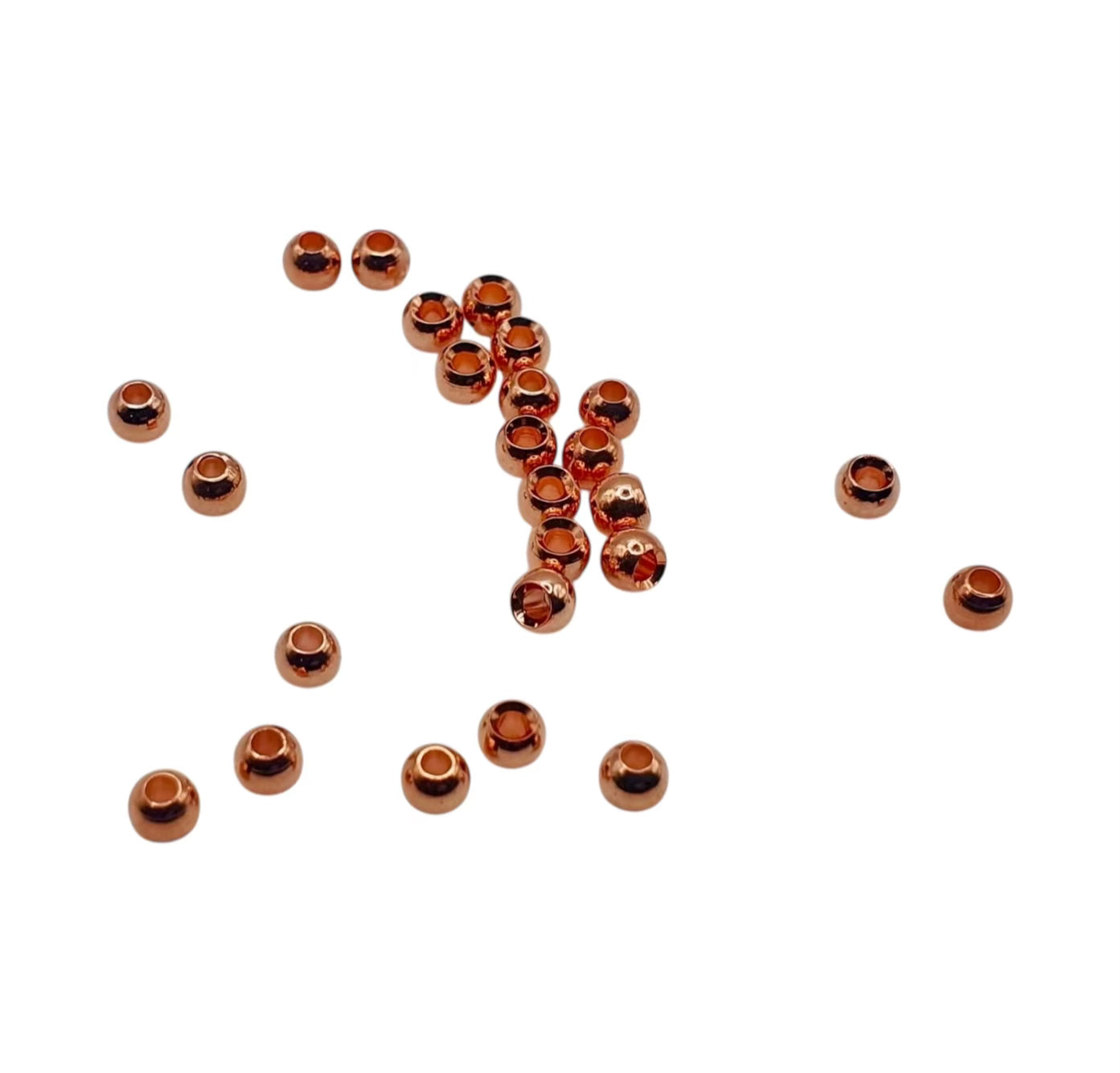 Upavon Countersunk Metallic Brass Beads