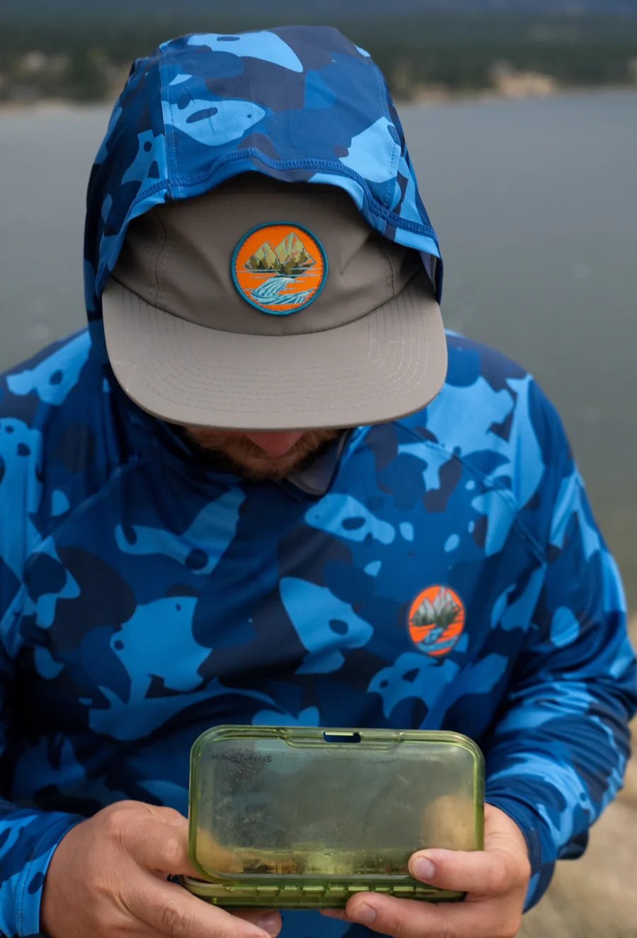 Backcountry Skinz - Backcountry Skinz SolarFlexz UVPro Hoody - Blue Surge Camo - Upavon Fly Fishing