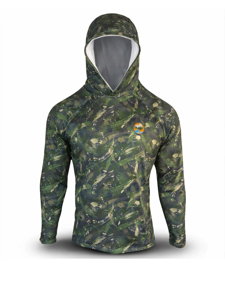 Backcountry Skinz - Backcountry Skinz SolarFlexz UVPro Hoody - Forest Surge Camo - Upavon Fly Fishing