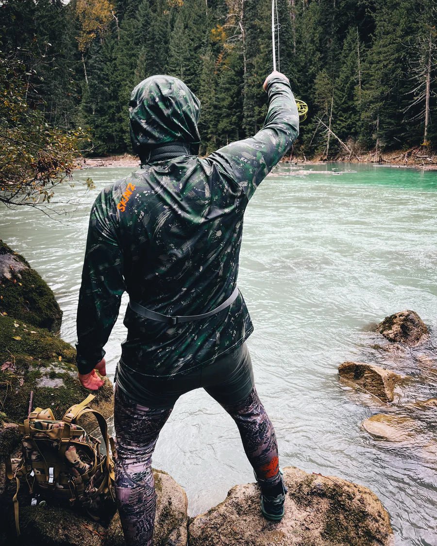 Backcountry Skinz - Backcountry Skinz SolarFlexz UVPro Hoody - Forest Surge Camo - Upavon Fly Fishing