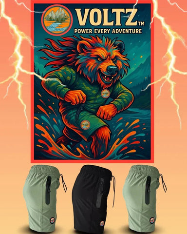 Backcountry Skinz - Backcountry Skinz VoltZ™ Shorts - Green - Upavon Fly Fishing