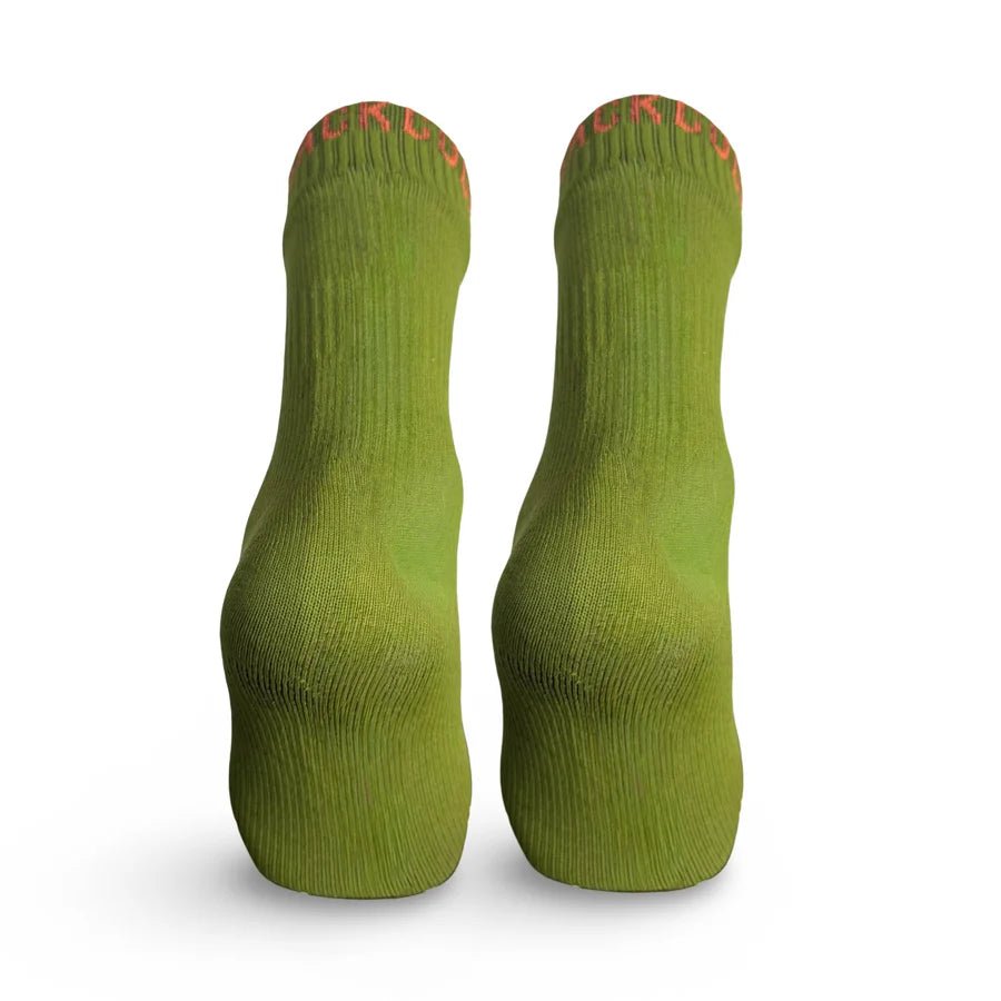 Backcountry Skinz - Backcountry Skinz Waterproof Mid Length (Crew Cut) Socks - Green - Upavon Fly Fishing