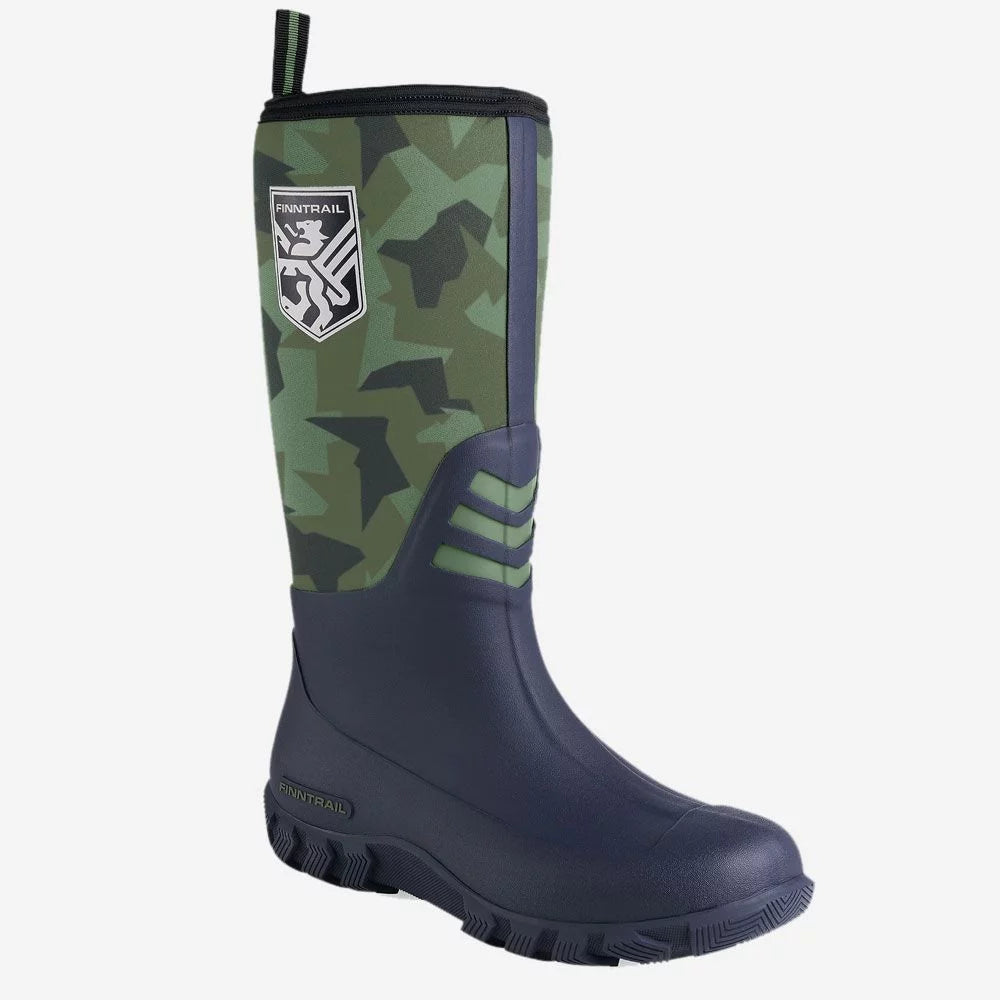 Finntrail Outlander CamoArmy Rubber Boots