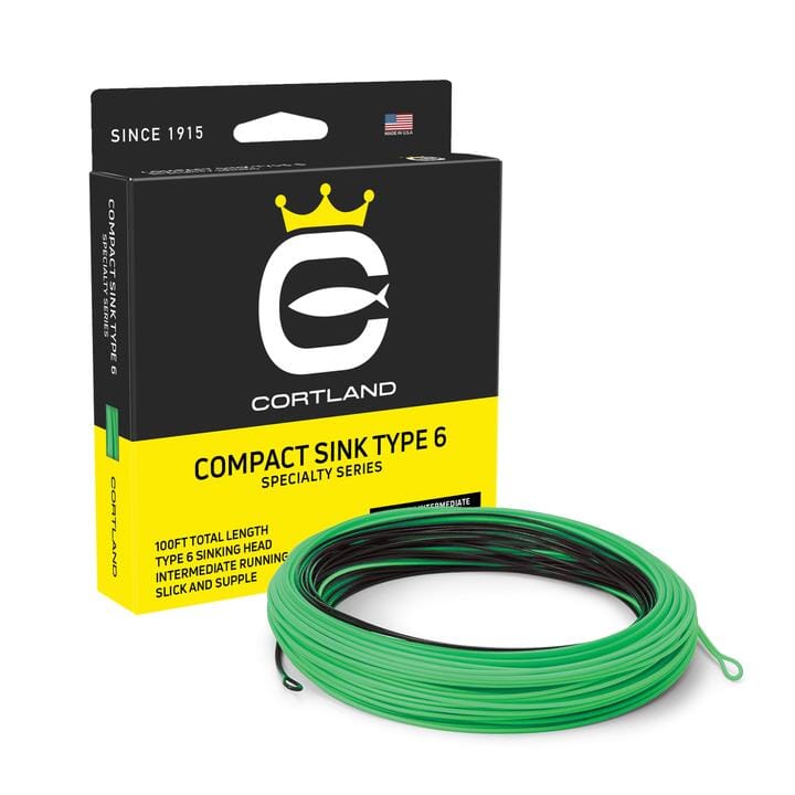 Cortland 444 Compact Sink Di6 Fly Line - Upavon Fly Fishing