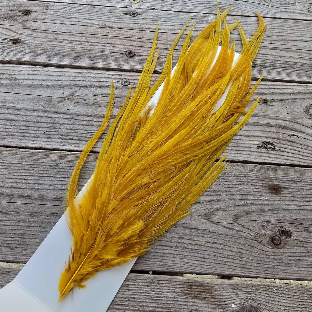 Ewing Woolly Bugger Pack - Golden Olive fly tying feathers
