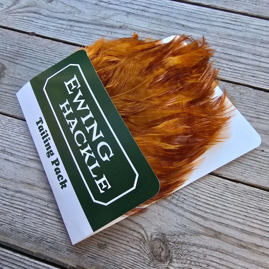 Ewing Tailing Pack - Brown dry fly tailing feathers
