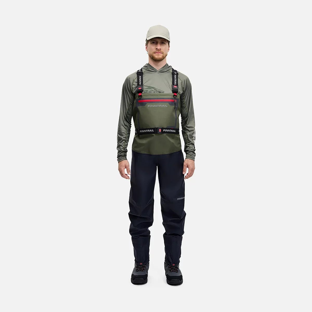 Finntrail Wademan Khaki Stockingfoot Waders – product image 3