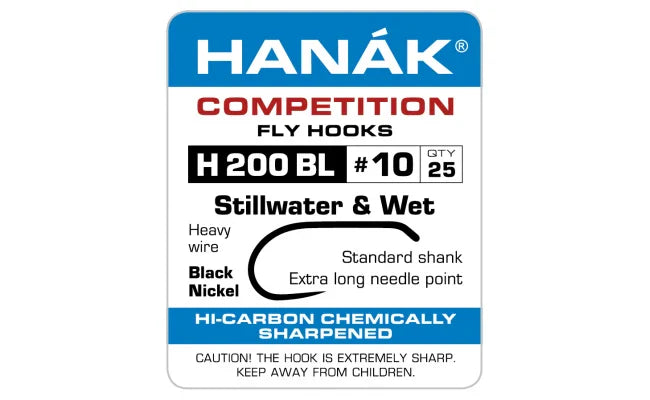 Hanak H200 BL Stillwater & Wet Hooks