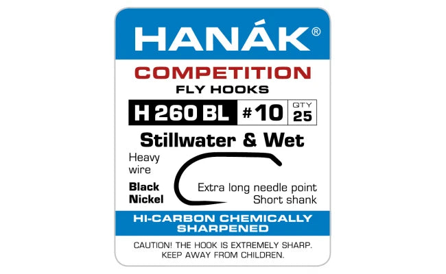 Hanak Fliegenhaken Hanak H280BL Stillwater & Wet - Fliegenhaken - Angelshop BESTEN KUNSTKODER