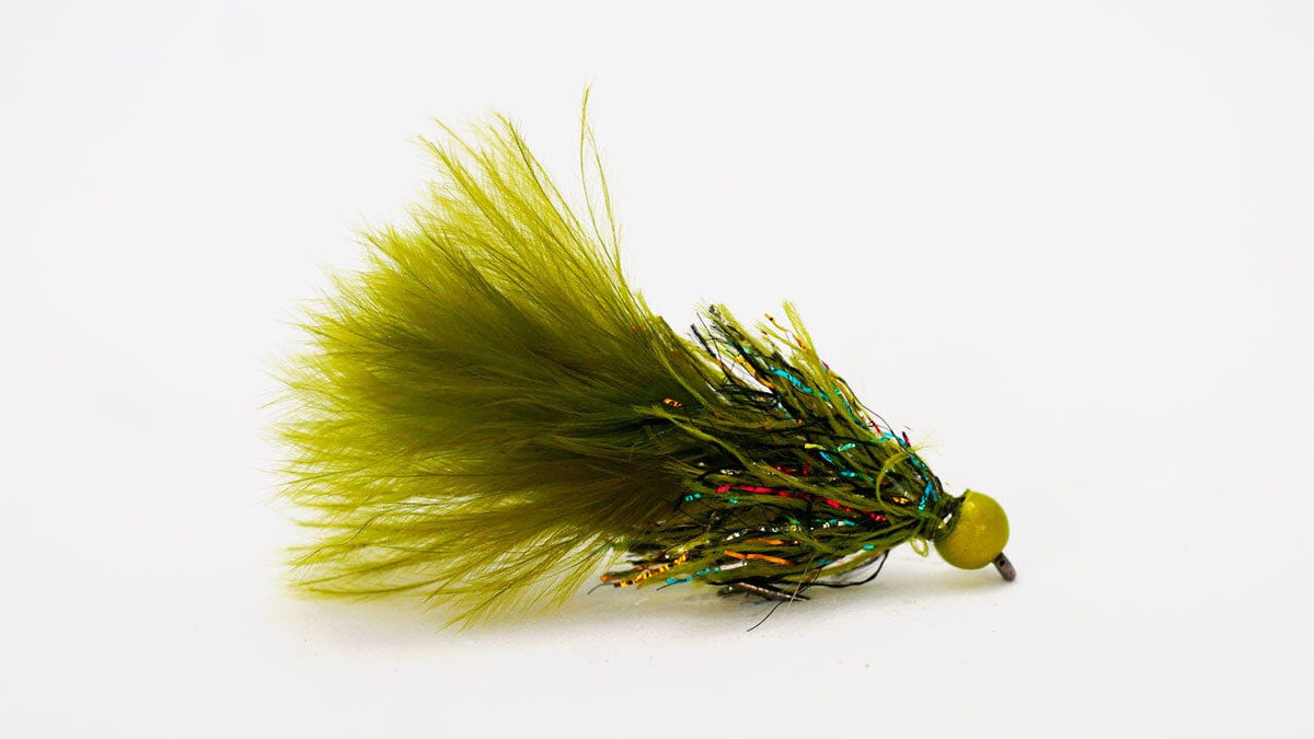Straggle Lure Olive Mosaic | Upavon Fly Fishing