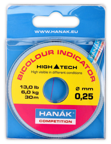 Hanak Competition - Hanak Competition Bicolour Strike Indicator Line (fl pink/chartreuse) - Upavon Fly Fishing