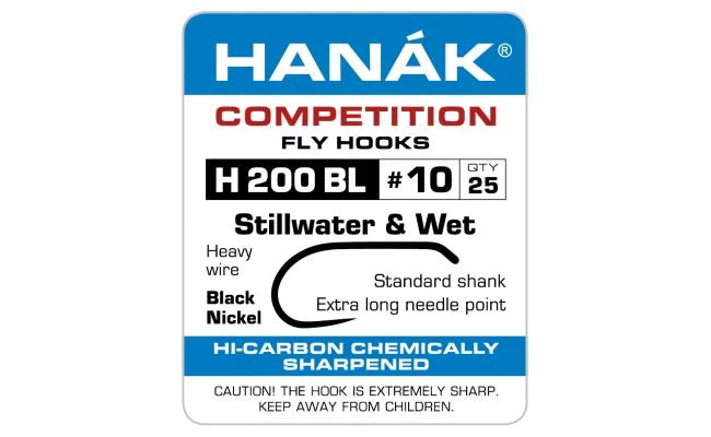 Hanak H200 BL Stillwater & Wet Hooks