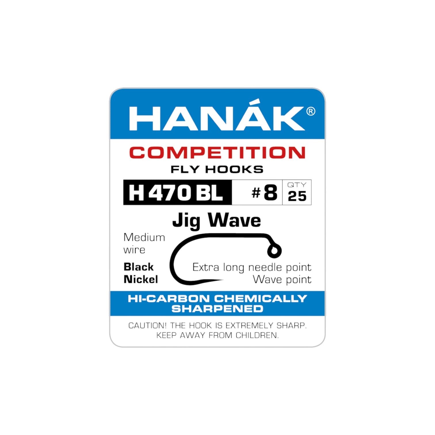 Hanak H470 BL Jig Wave Hooks