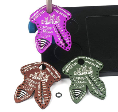 Hareline Hackle, Hook and Bead Gauge - Upavon Fly Fishing