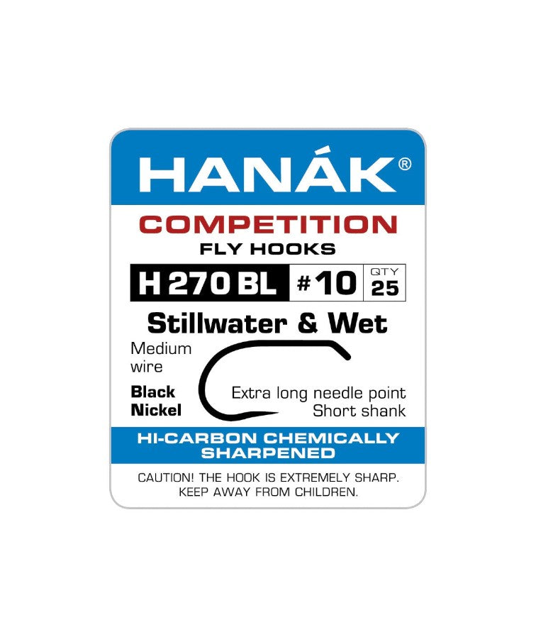 Hanak H270 BL Stillwater & Wet Wave Point Hooks