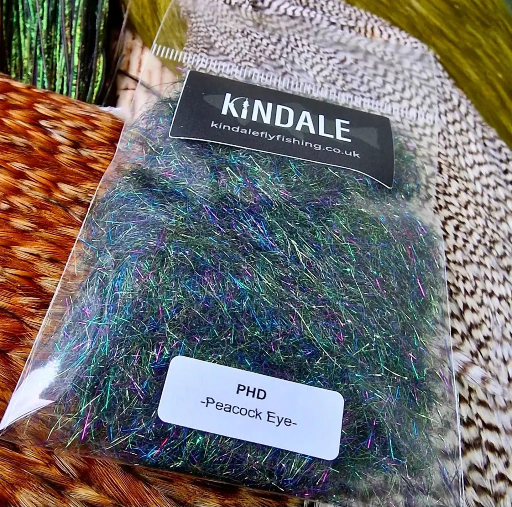 Kindale PHD Peacock Herl Dubbing - Peacock Eye