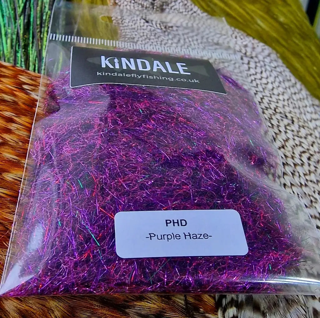 Kindale PHD Peacock Herl Dubbing - Purple Haze