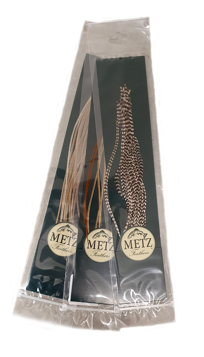 Metz Grade 1 Micro Hackle Packs - Upavon Fly Fishing