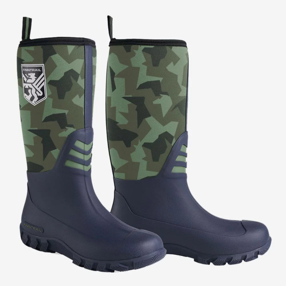 Finntrail Outlander CamoArmy Rubber Boots