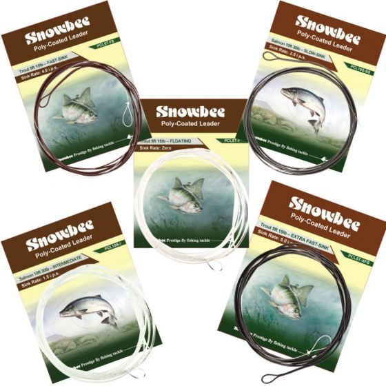 Snowbee Poly-Coated Leader - 5' Trout 0.40mm