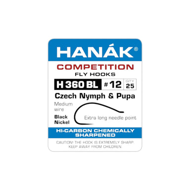 Hanak H360 BL CN & Pupa Hooks - Upavon Fly Fishing