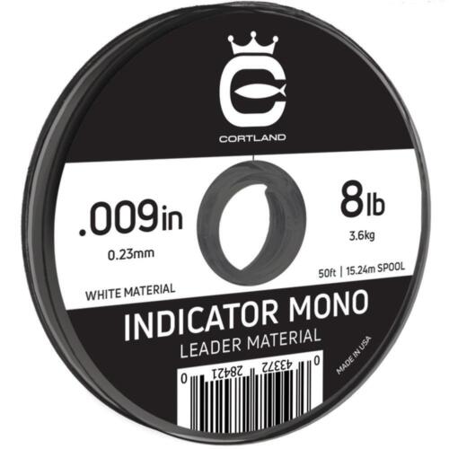 Cortland Indicator Mono Leader Material - White - Upavon Fly Fishing